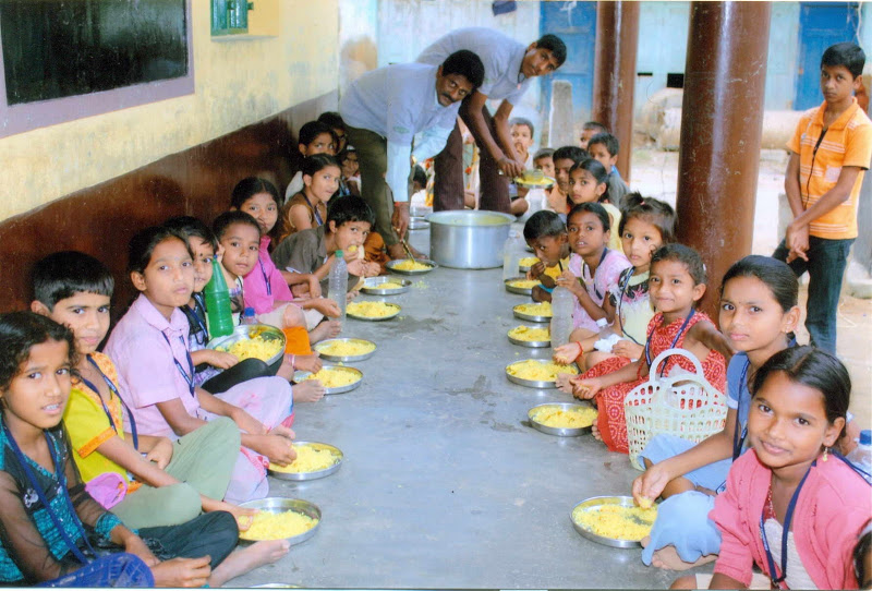 FEEDS 3 TIME MEAL ALONG WITH EDUCATION FOR A YEAR